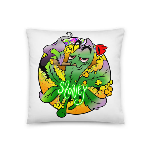 Stoney Pot Leaf Pillow