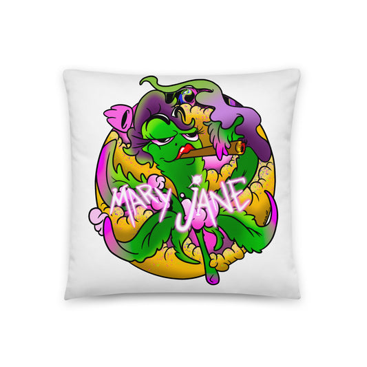 Mary Jane Pot Leaf Pillow