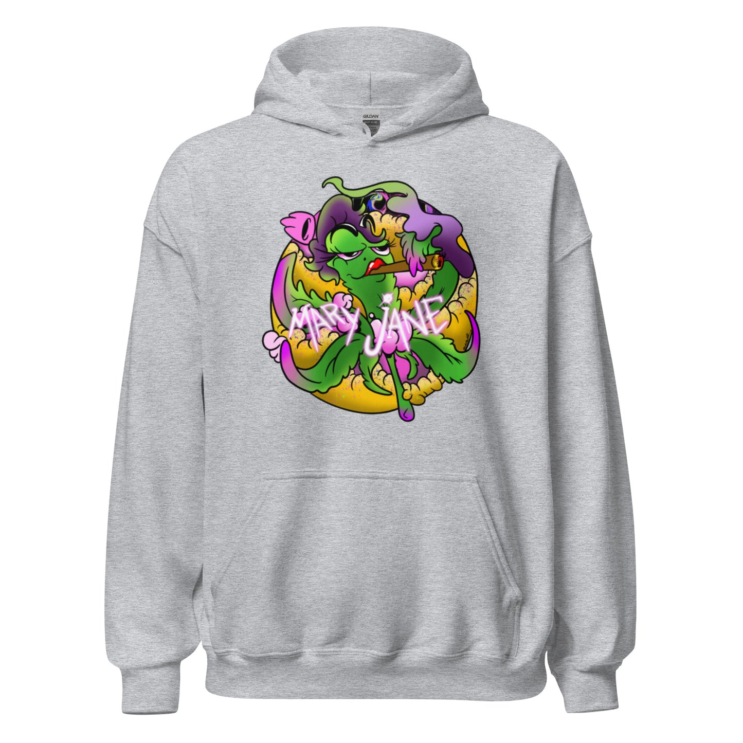 Mary Jane Pot Leaf Hoodie