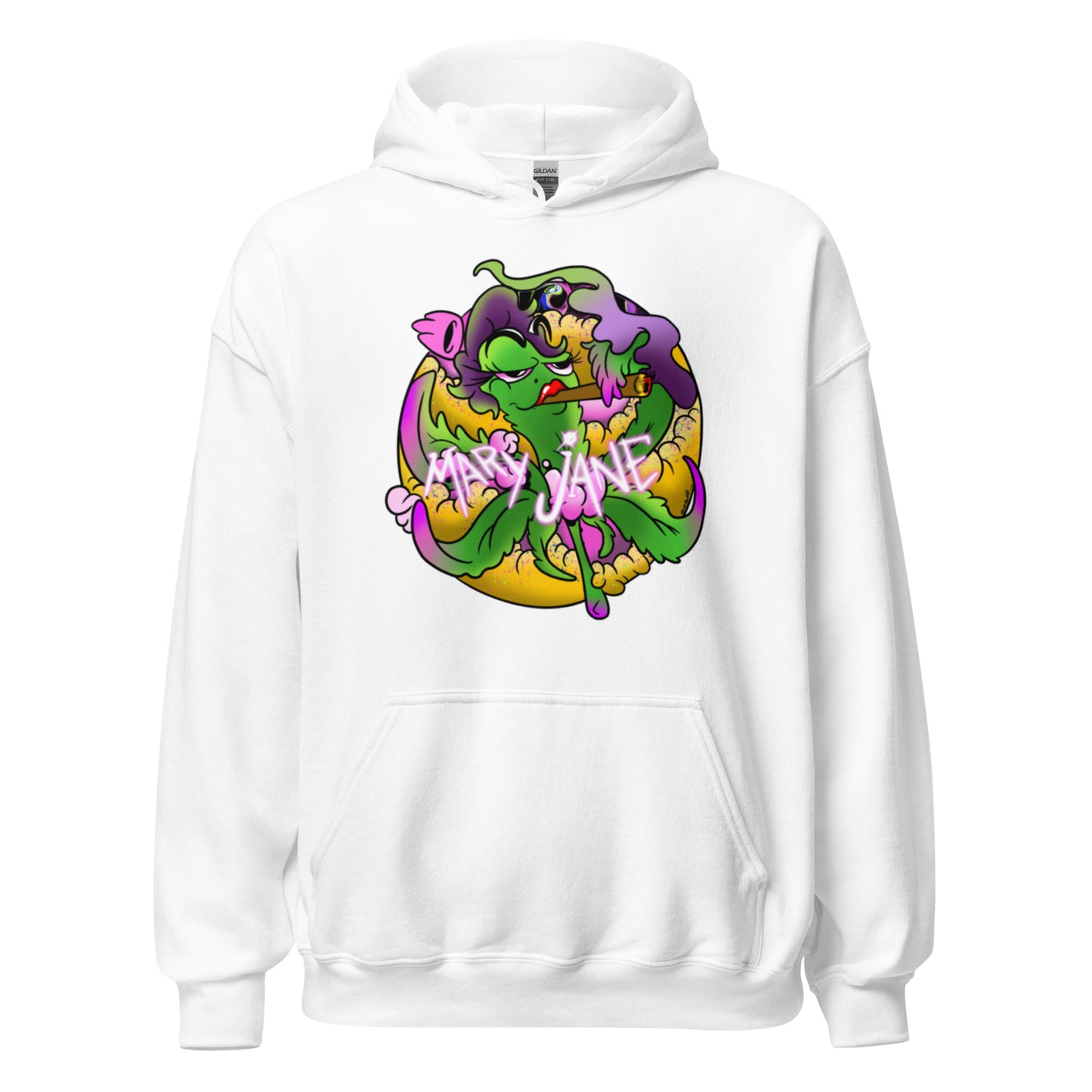 Mary Jane Pot Leaf Hoodie